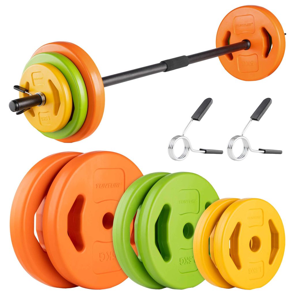 Tunturi Langhantel set für Aerobic - Pumpset 20 kg - Produktbild 