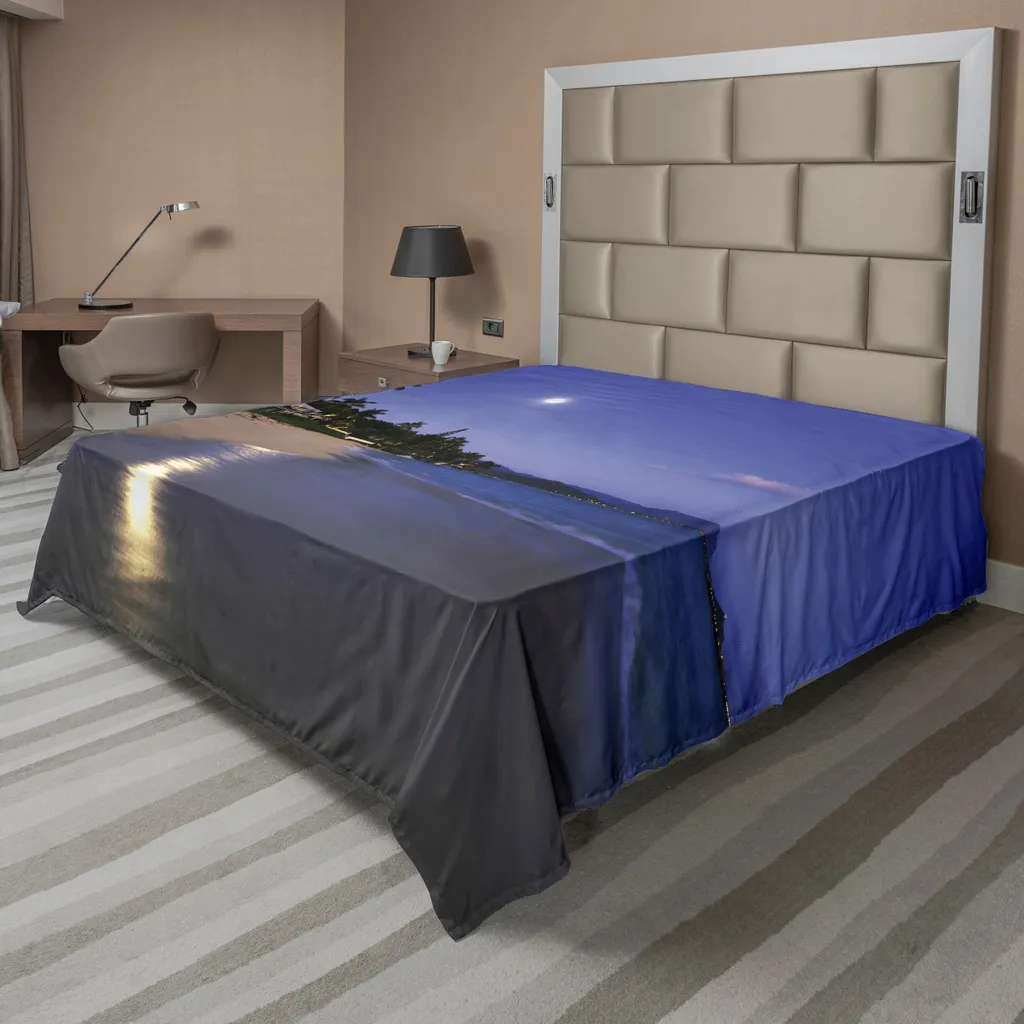 Lenzuolo Esotico ABAKUHAUS 266x260 | Arredo Letto Cielo Sereno Navy