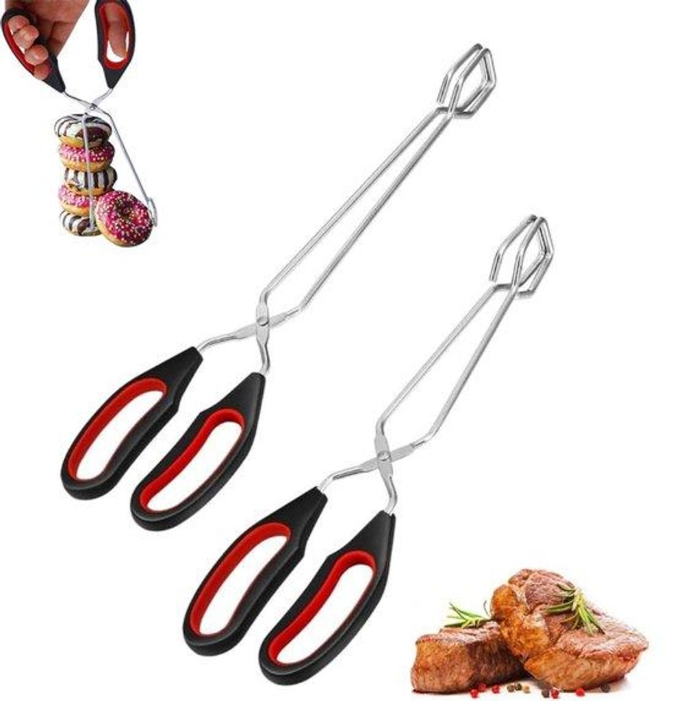 Grilltang für die Küche - 2 Stück - Vleespincet - Barbecue Accessoires - Grillhölzer - Küchenhölzer - Vleestang