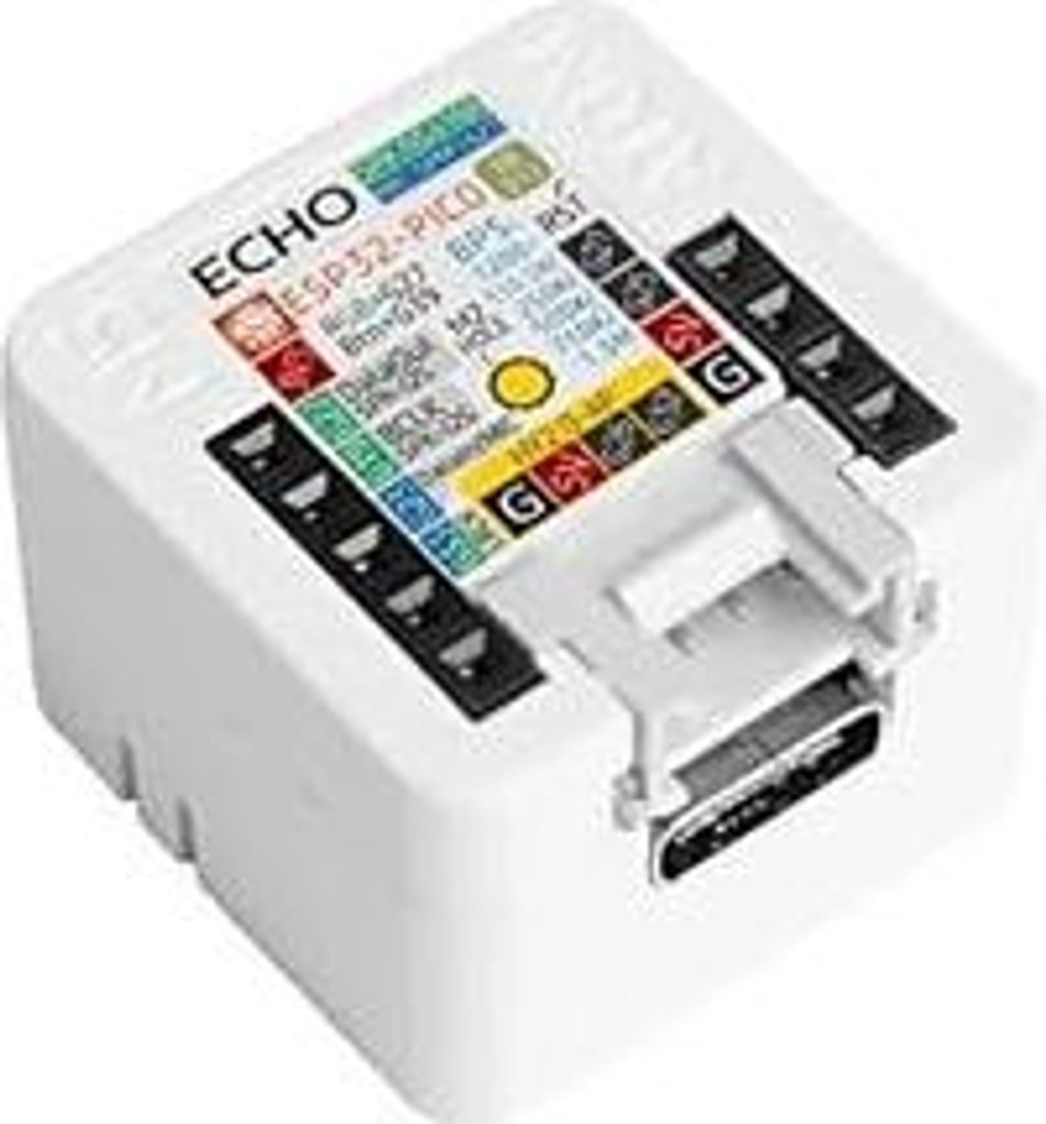 M5Stack Atom Echo – Programmierbarer Mini-Smart-Speaker mit Bluetooth, Mikrofon, Lautsprecher und RGB-LED | Ideal für IoT- und Sprachprojekte