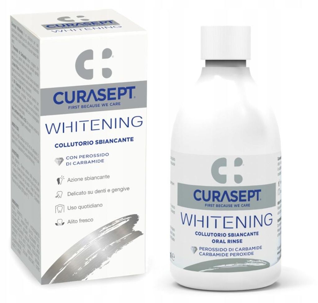 Curasept Whitening Mundwasser zur Zahnaufhellung 300 ml Produktbild 