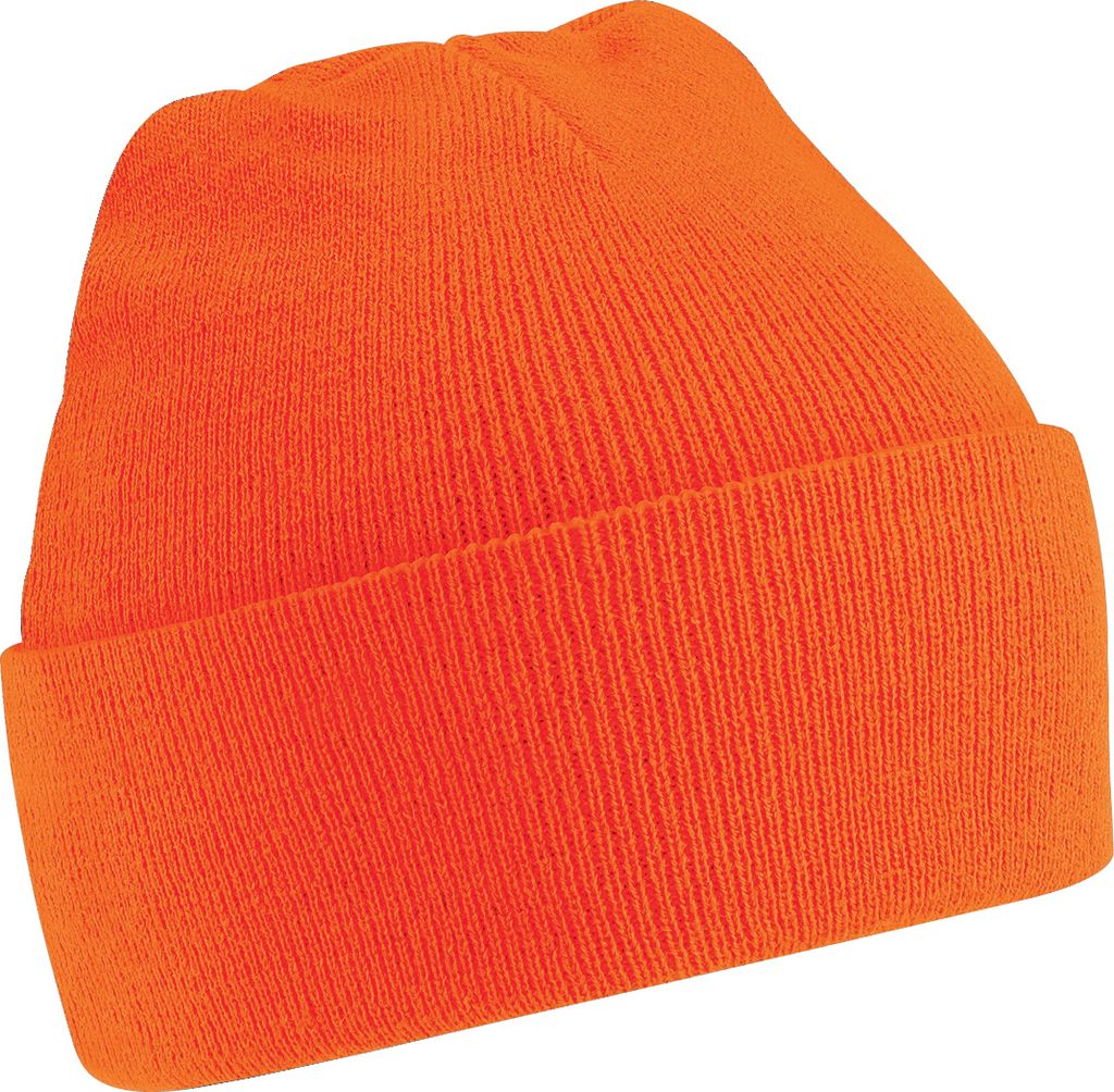 Beechfield Uni Strickmütze / Mütze, besonders weich RW210 (Einheitsgröße) (Orange)