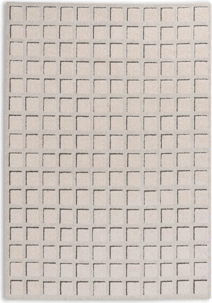 Tapis Poils Longs AMAZE Crème 80x150 cm Douceur Extrême et Design