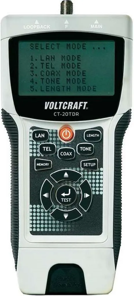 Testeur TDR Voltcraft CT-20TDR pour câbles blindés et non blindés
