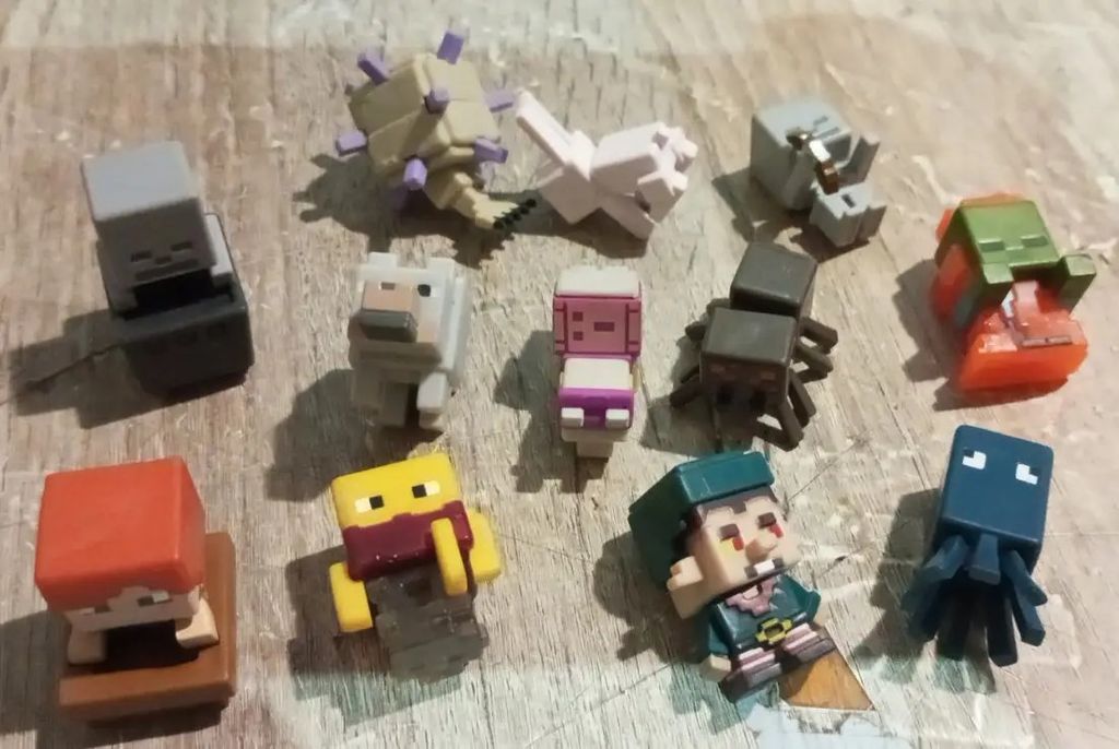 Minecraft Wiederverwendbare Aufkleberfolie – 25 Stück Mit Charakteren, Offizielles Lizenzprodukt