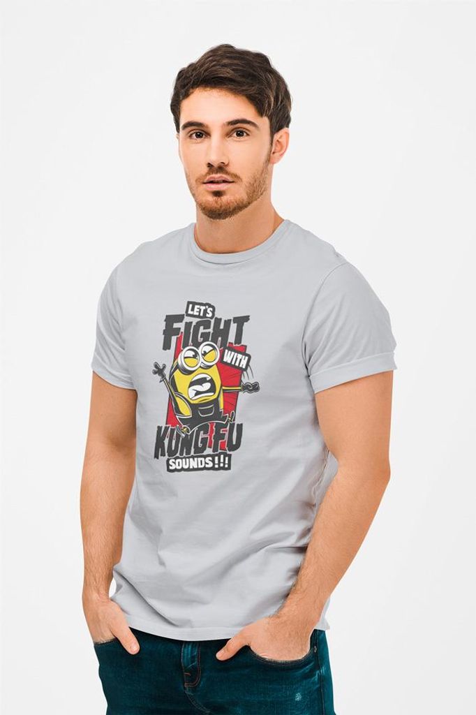 D&B Uni Polo MO00033_Minions_Grau-Größe 4XL