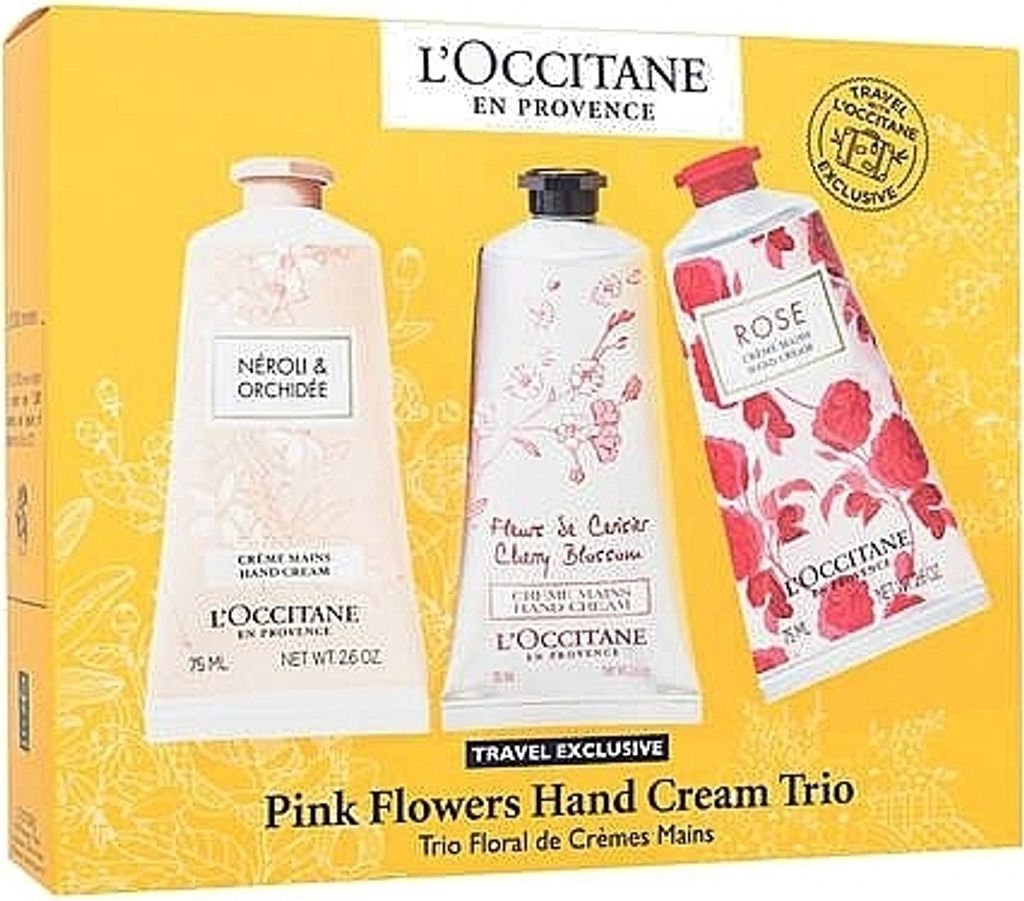 L Occitane Pink Flowers Hand Cream Trio Set Kaufland De