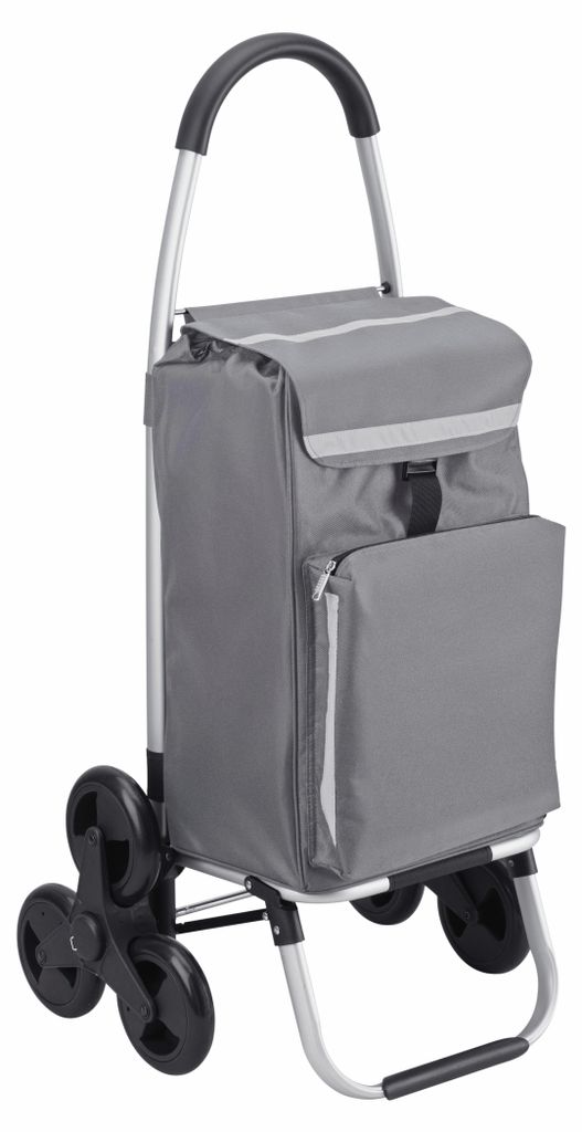 Meister Einkaufstrolley Grau, 54 + 5 L 3x3 Treppensteiger Produktbild 