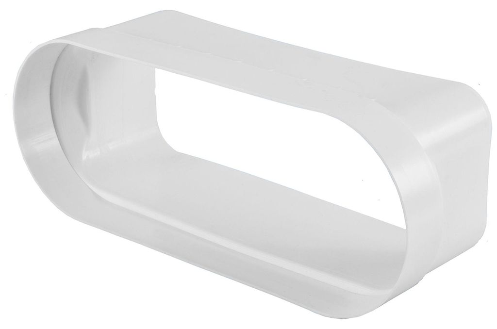 Tubo piatto 222x89 mm, raccordo di transizione, adattatore Immagine del prodotto 