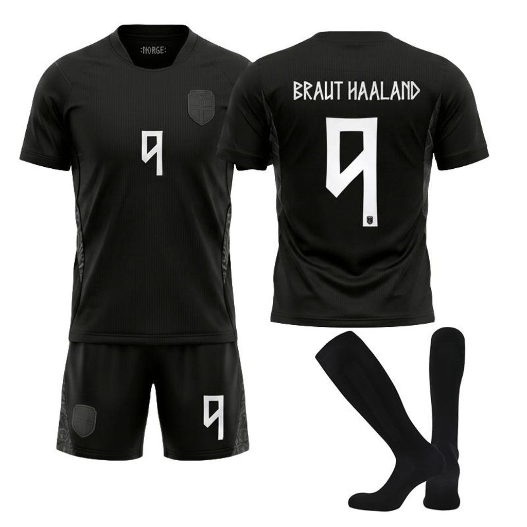 #9 BRAUT HAALAND Maglia da calcio della Norvegia per le Immagine del prodotto 