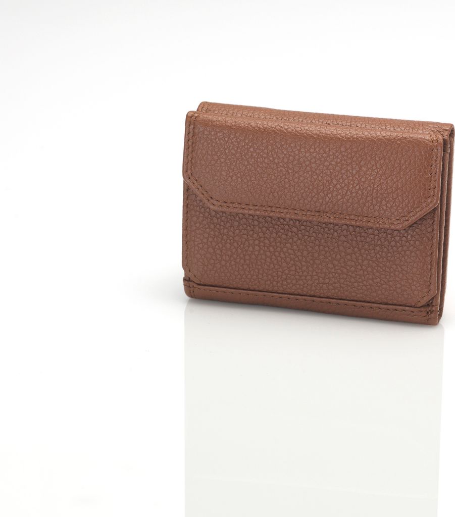 Josephine Osthoff Geldbörse Slim Wallet mit Münzfach und RFID Schutz, Geldbeutel für Damen und Herren, handgefertigt aus 100% Echtleder