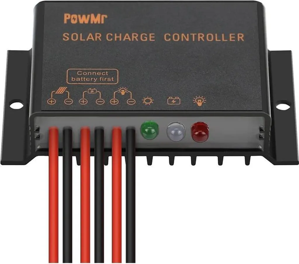Régulateur solaire 10A PWM étanche : protégez votre batterie 12V 24V