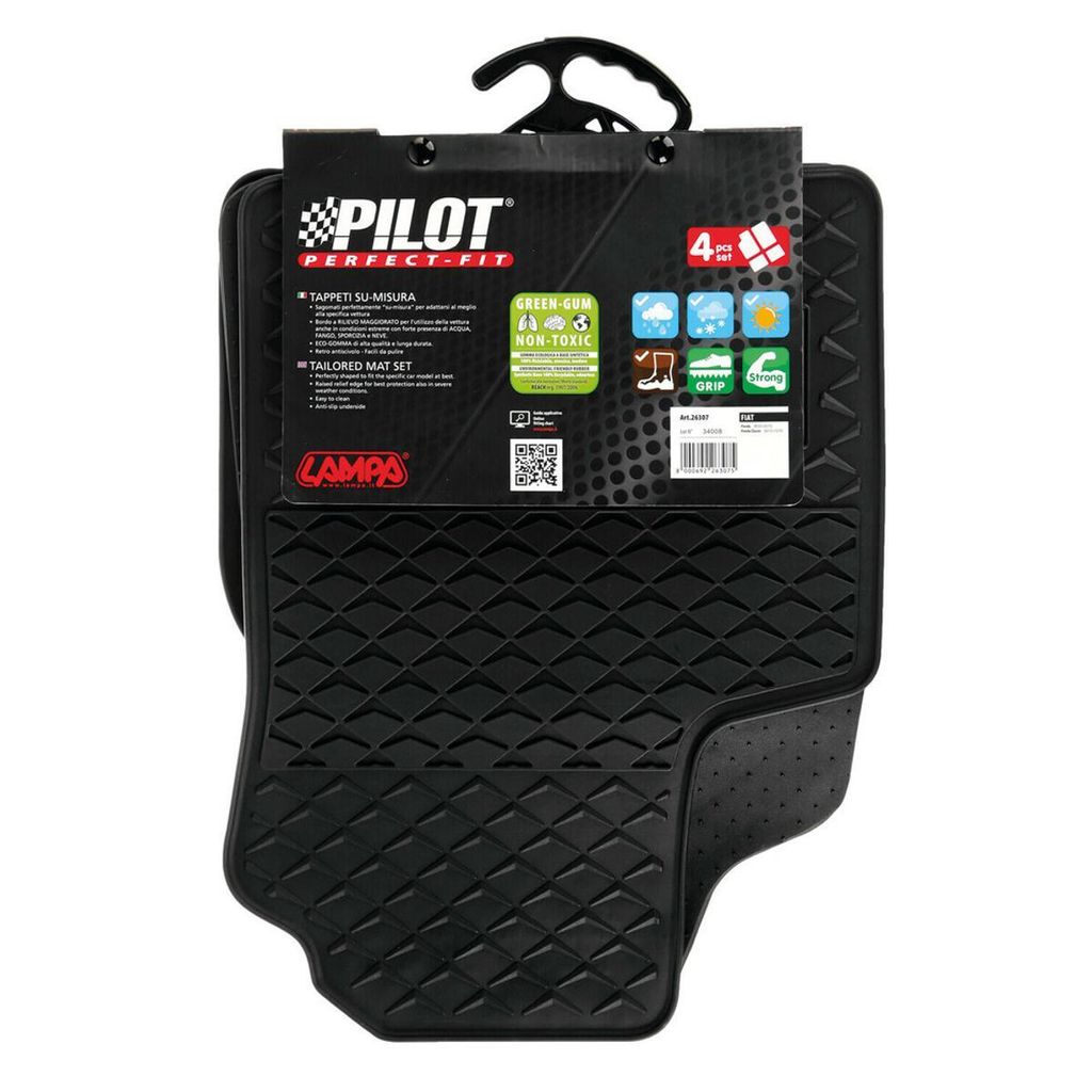 PILOT Fußmatten Set für FIAT PANDA (169) Vorne+Hinten Produktbild 