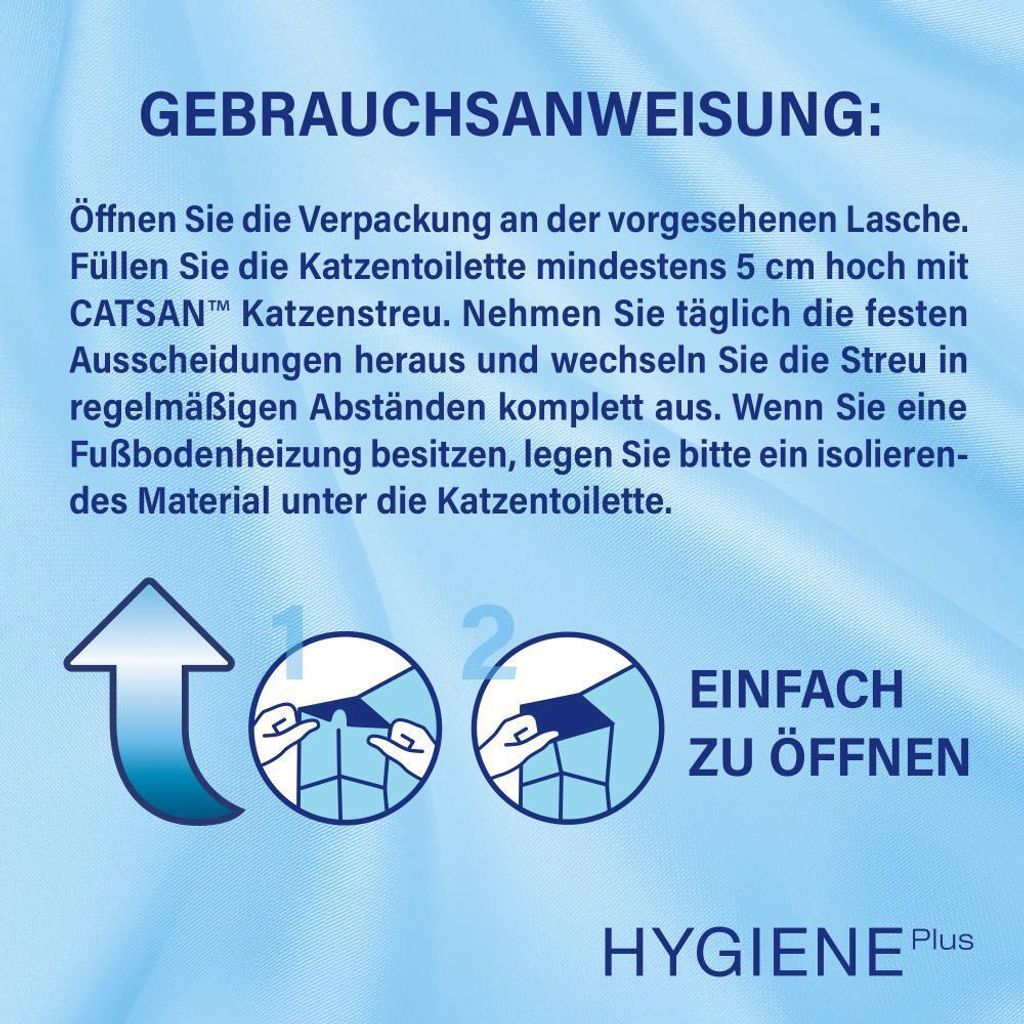 Hygienestreu CATSAN nicht klumpend 18 l Katzenstreu