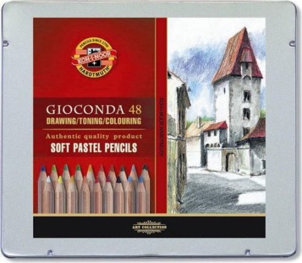 KOH-I-NOOR Gioconda Soft Pastellstifte Set 48 Stück