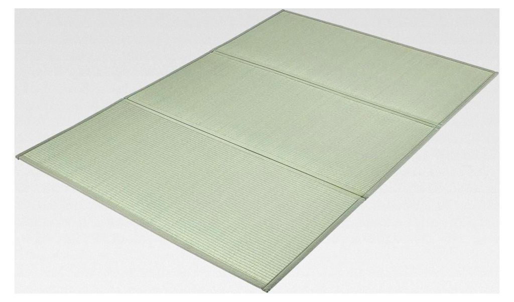 Faltbare japanische Tatami-Matte aus Binsengras 2108 x 1397 mm, Bodenmatratze für Schlaf, Meditation und Yoga