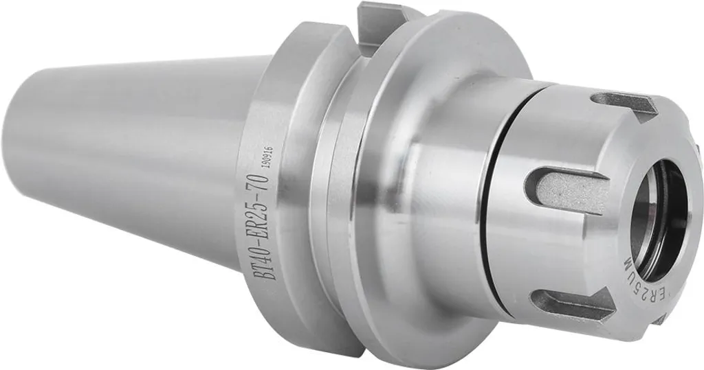 Mandrin BT40 ER25 70 en acier allié 40Cr haute dureté pour usinage CNC