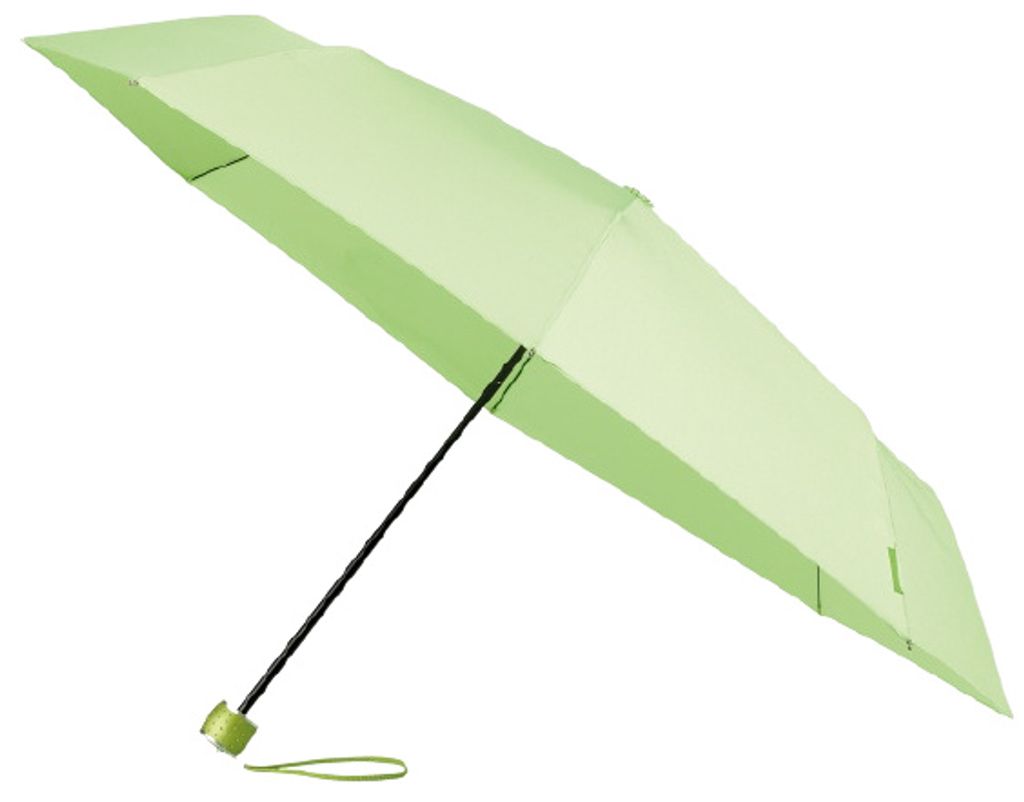 IMPLIVA LGF-202, Kompakt, Regenschirm, Rund, Grün, Fiberglas, Polyester