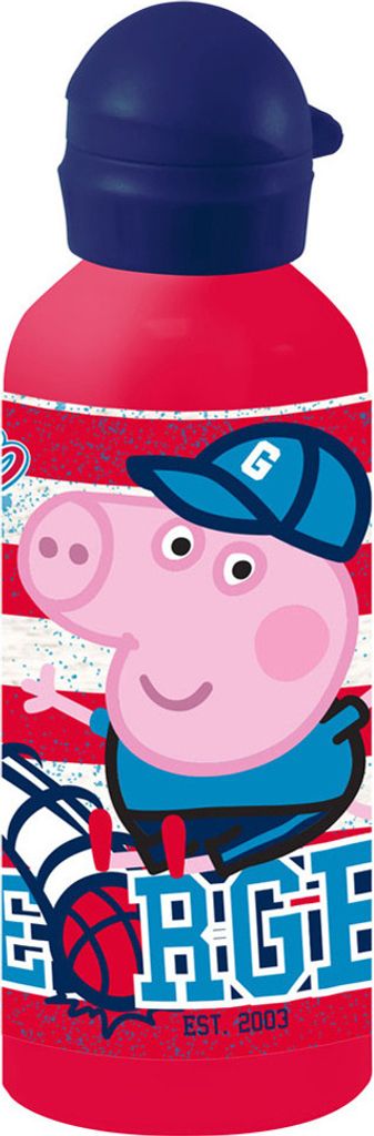 Peppa Pig trinkflasche Basketball Jungen 500 ml blau/rot