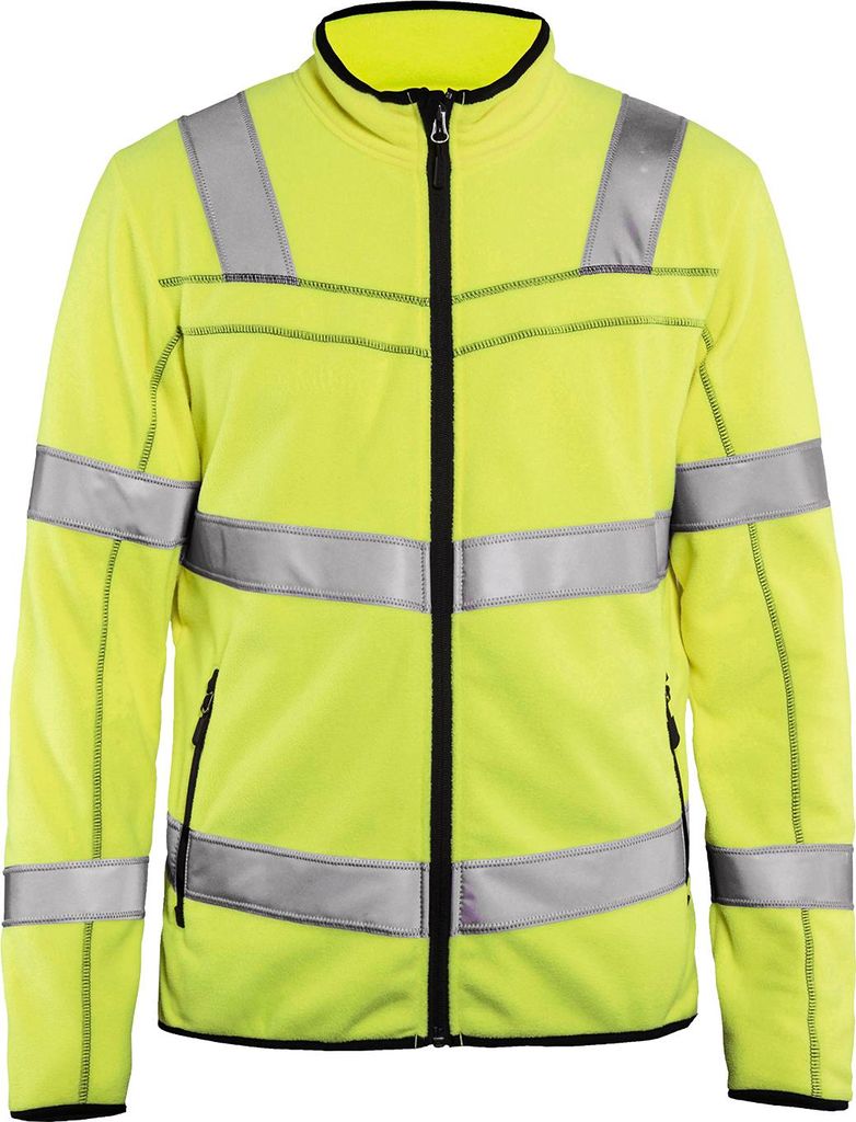 Blakläder High Vis Microfleece Jacke 4941 1010 in div. Farben, Farbe:gelb, Größe:M