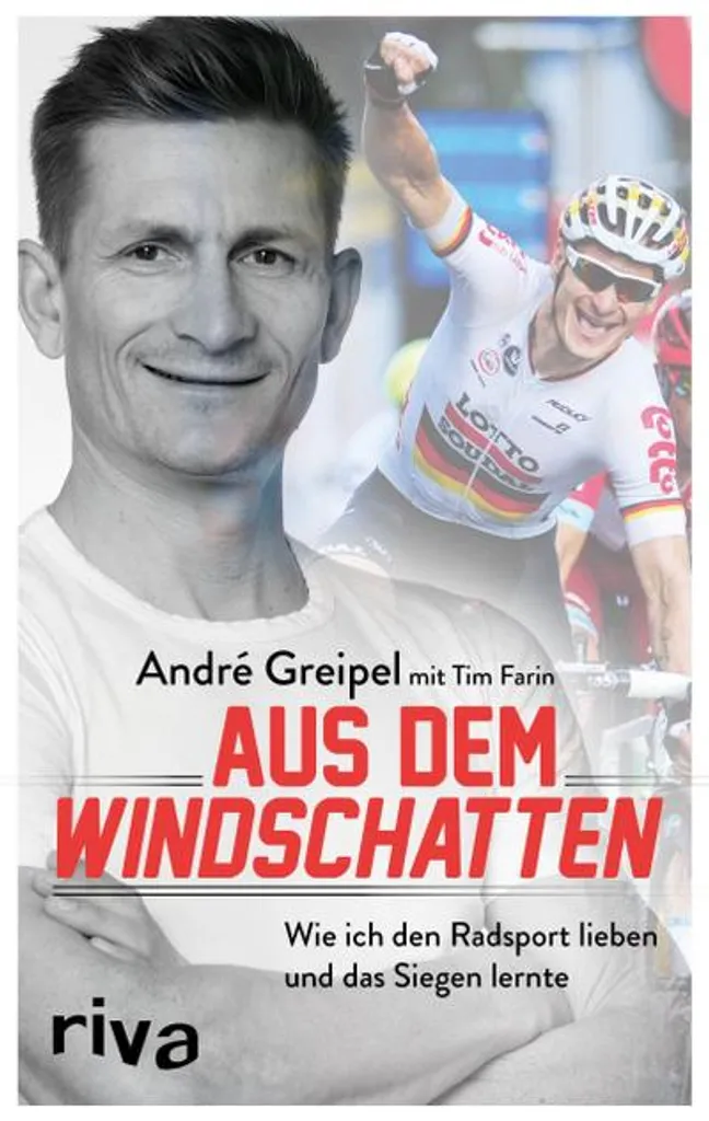 Livre cyclisme Aus dem Windschatten, édition reliée de 224 pages