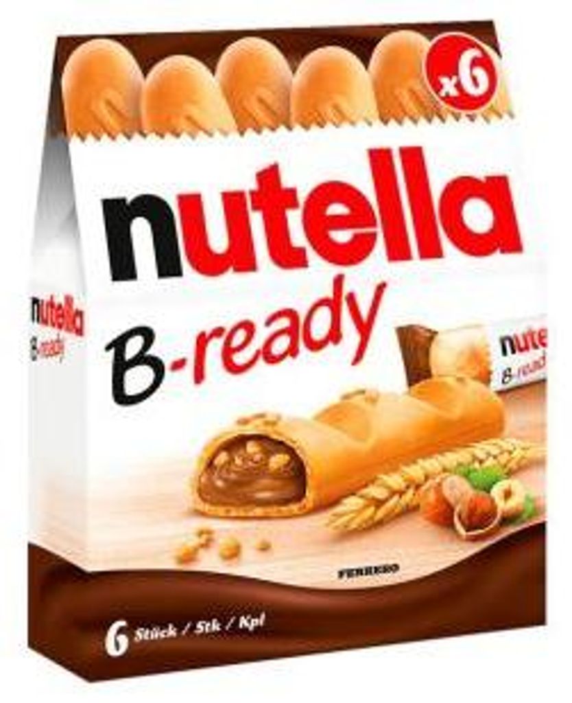 Nutella B Ready Waffle s lieskovoorieškovou náplňou 132g Obrázok produktu 