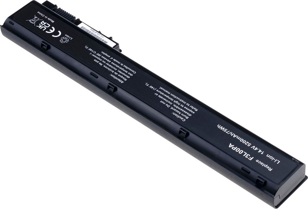 Akku T6 Power HP ZBook 15 G1, 15 G2, ZBook 17 G1, 17 G2, 5200mAh, 75Wh, 8Zellen