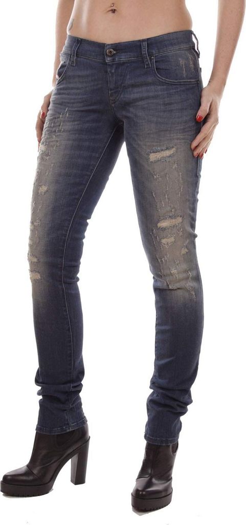 Diesel Damen Grupee RI141 Jeans Hose Skinny Super Slim