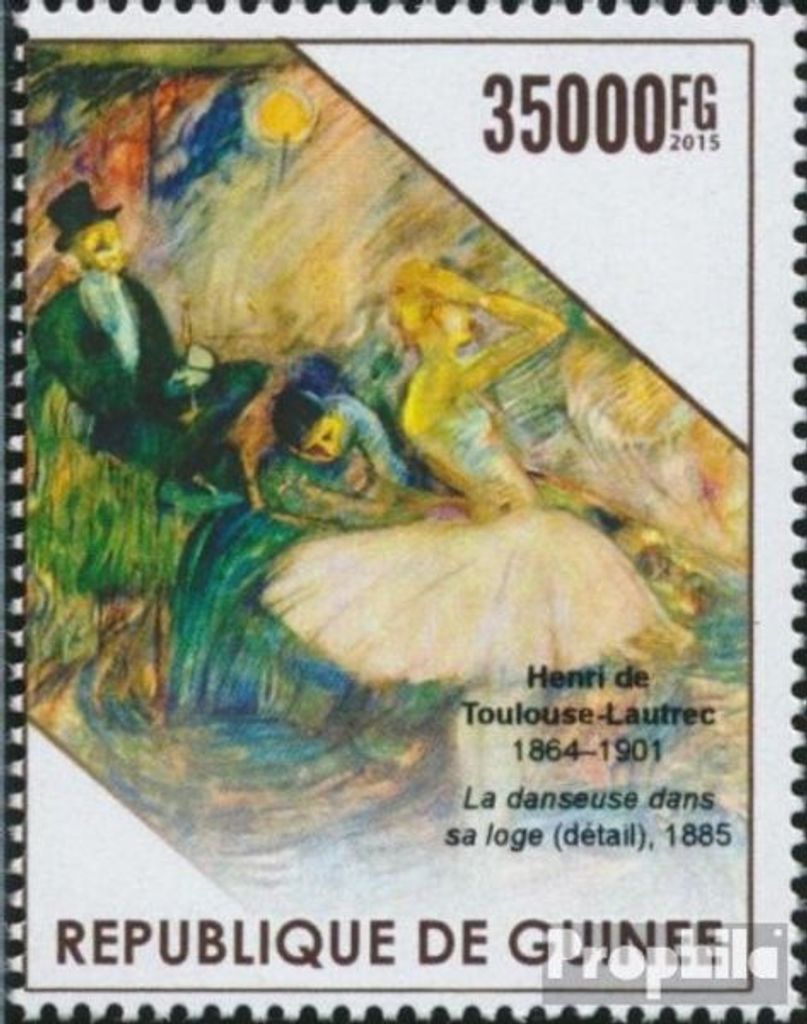 Briefmarken Guinea 2015 Mi 11322 (kompl. Ausgabe) postfrisch Henri de Toulouse-Lautrec