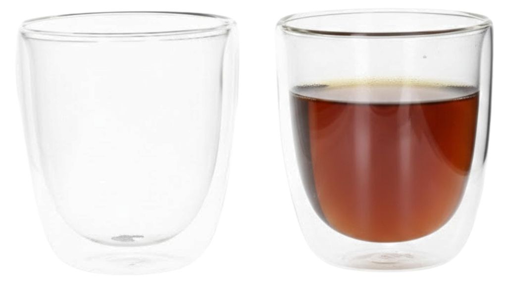 Bellatio Design Teeglaser - 2x - Glas - doppelwandig - 300 ml