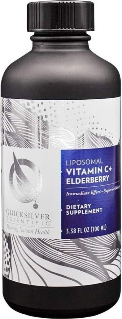 Quicksilver Scientific Nahrungsergänzungsmittel Liposomal Vitamin C Elderberry 100 ML, BI6434