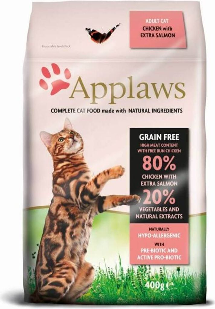 Applaws croquettes pour chats au poulet et au saumon - 400 Image du produit 
