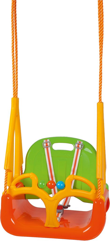 BabyGO Kinderschaukel 3in1 Doremi, grün-orange Schaukeln