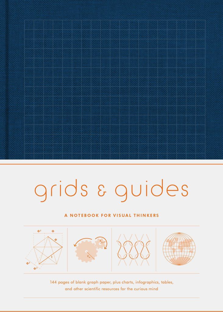Grids & Guides Navy Notebook – Lingua: Inglese