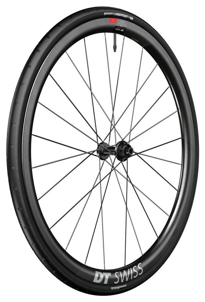 DT Swiss Laufrad ERC 1100 Dicut Disc 622 x 35 mm Schwarz - aero-optimiertes C...