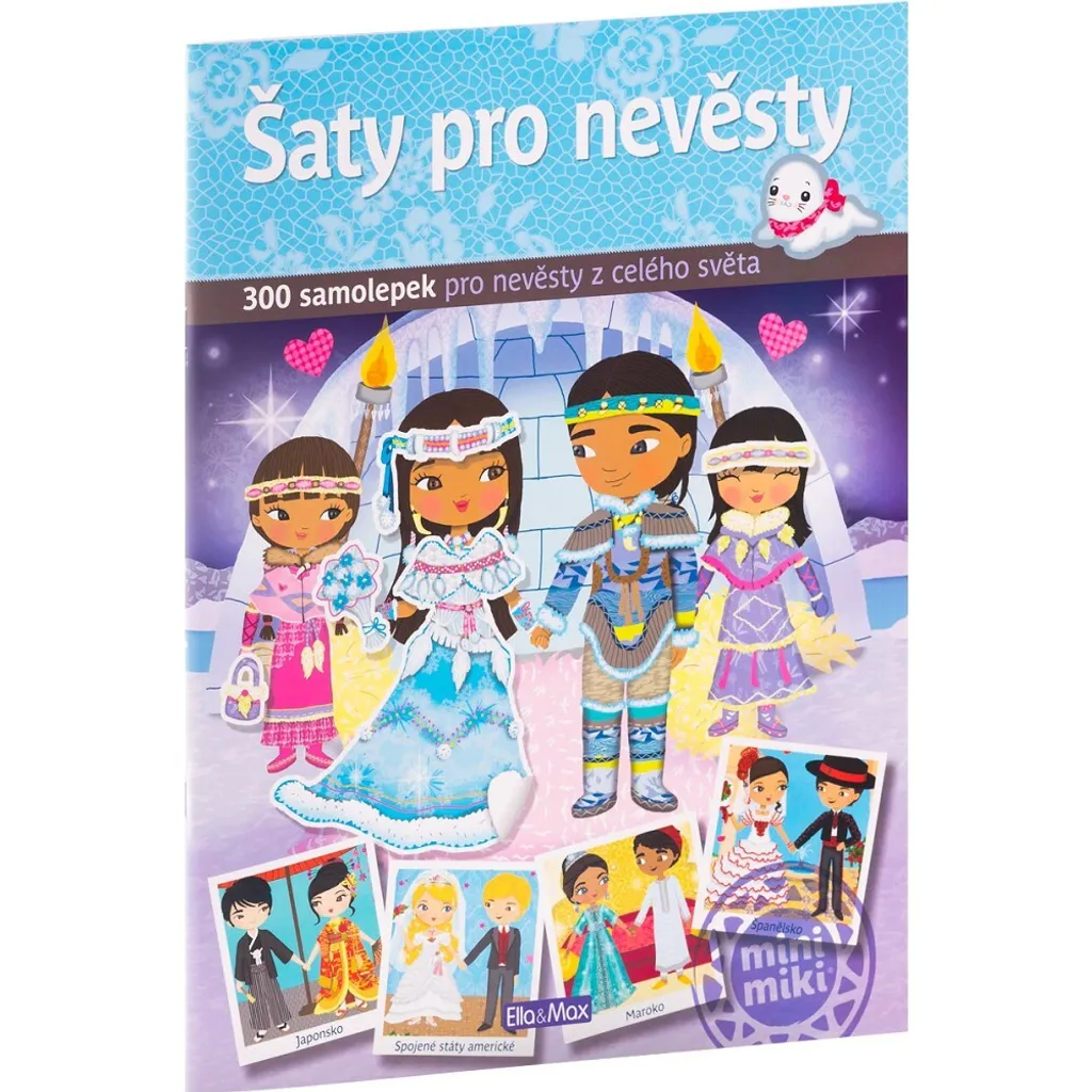 Livre de stickers Mariée pour occuper les enfants lors d'un mariage