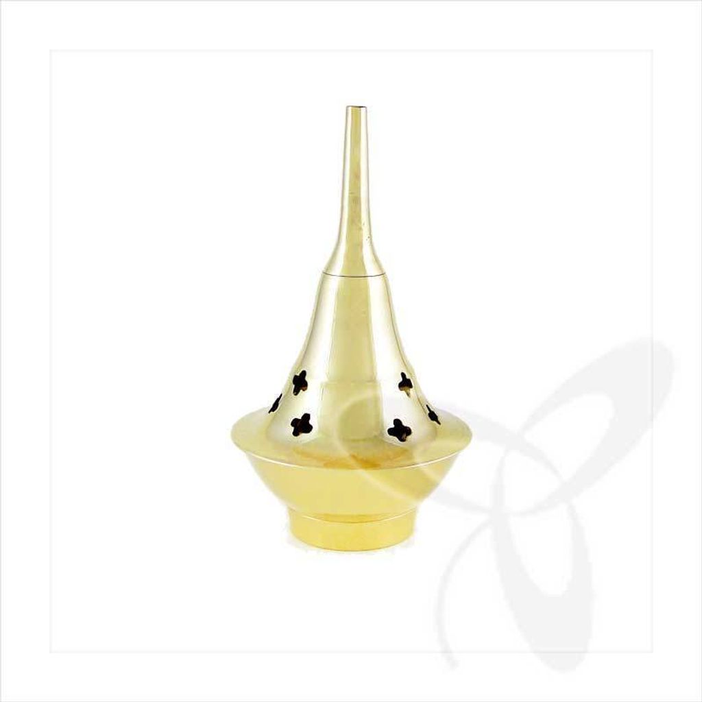 Weihrauchfass Set 2967 + 3 Sorten Weihrauch + Kohle Messing Handarbeit Кадильни