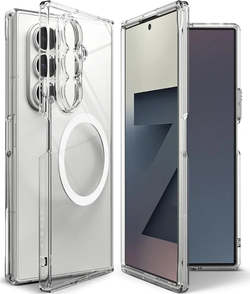 Custodia Ringke Fusion Magnetic Magsafe Na Samsung Galaxy Z Fold 7 - Przezeoczyste