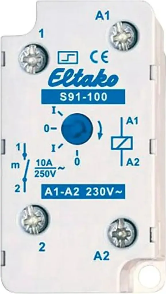Interrupteur à impulsion Eltako S91 230V pack de 4 pour rénovation Zen