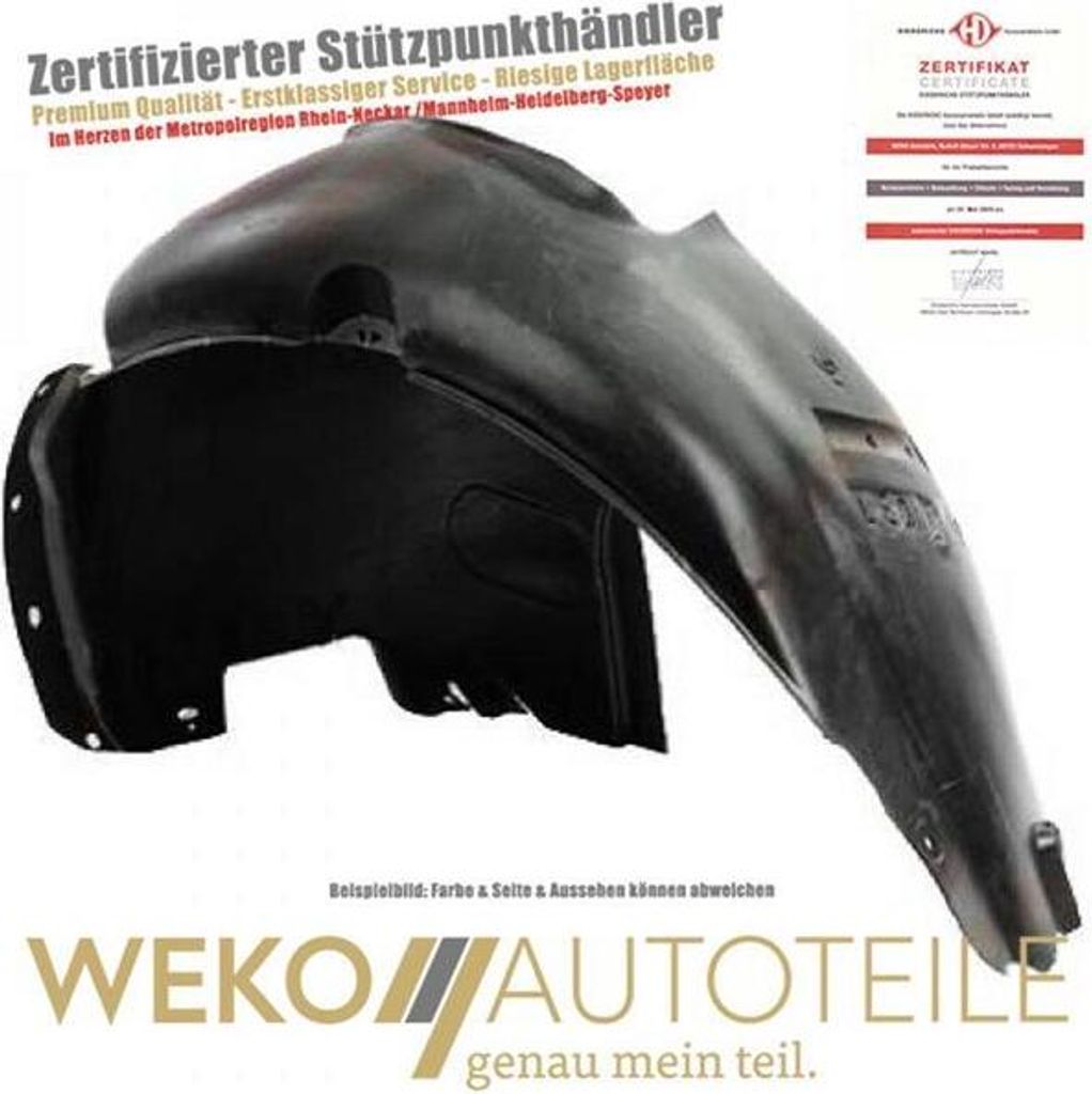 Verkleidung Radhaus vorne links DIEDERICHS 7432009 für SEAT