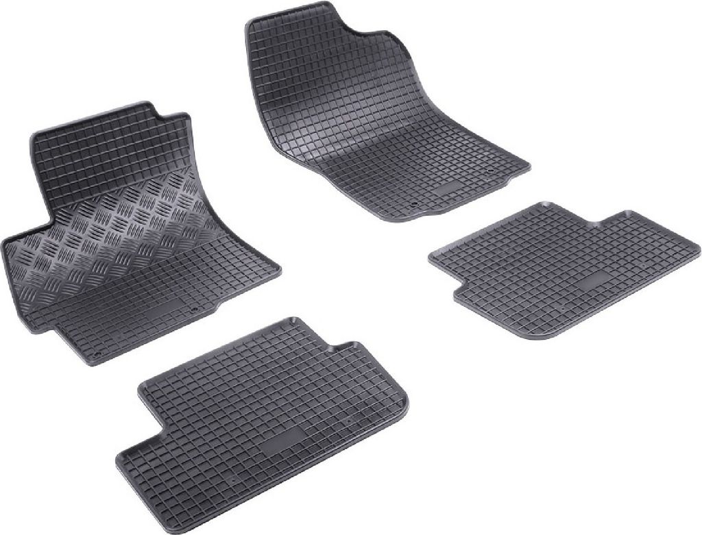 Z543070 Voll-Gummifußmatten passend für Mitsubishi Lancer 8 CY0 Limousine Stufenheck 4türer 2007-2017