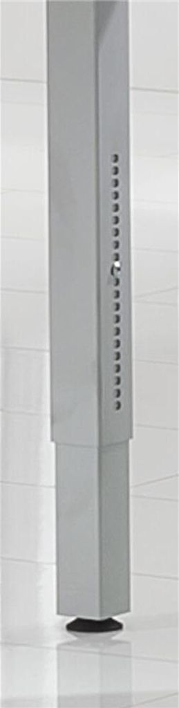 Stützfuß 6cm quadratisch R Silber