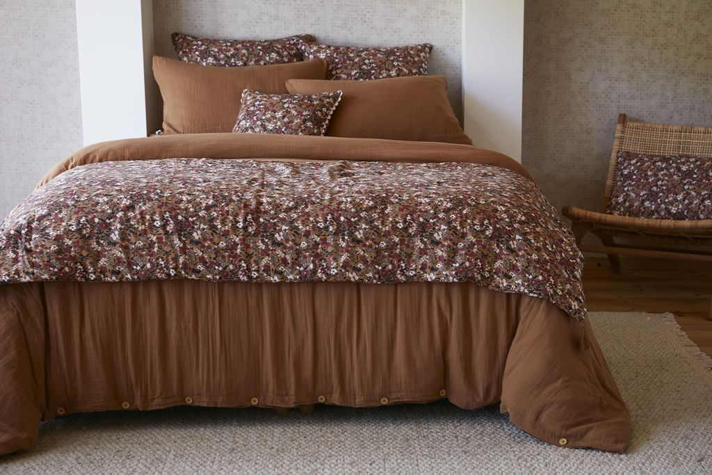 Bettende 90 x 200 cm CAPUCINE Camel