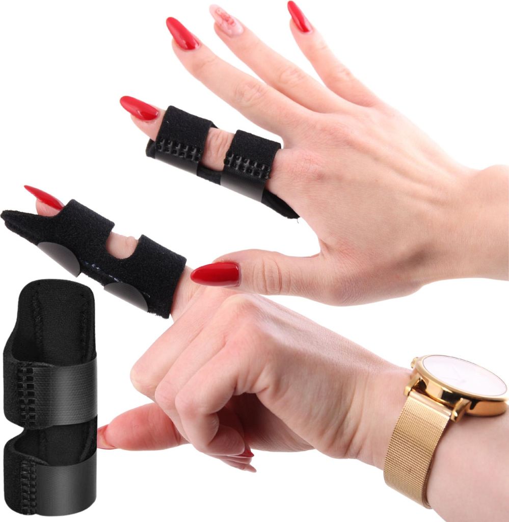 Mona | Handfingerorthese - Einheitsgröße - Neopren - Vollständige Immobilisierung - Fingerorthese