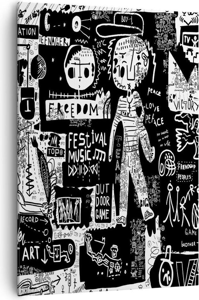 Bild auf Leinwand - Leinwandbild - Einteilig - Graffiti Produktbild 