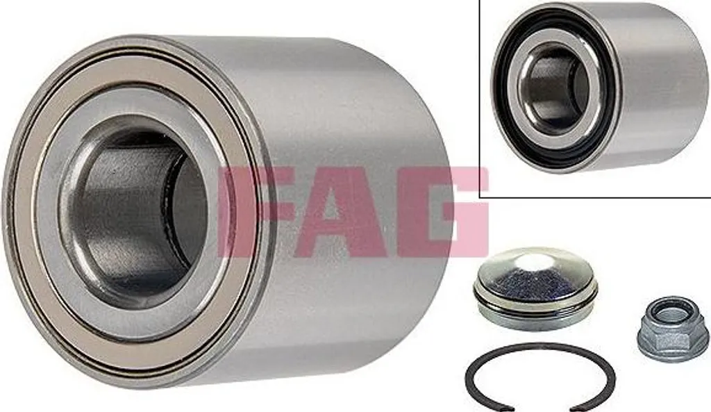 Jeu de roulements de roue complet pour Nissan Micra et Note - FAG