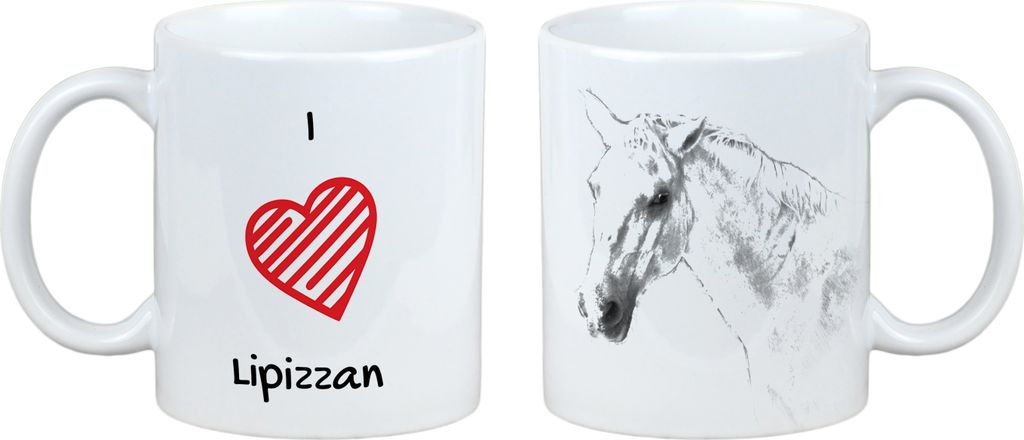 Lipizzaner - Tasse mit Pferd, niedliche Tasse mit Grafik, Geschenk mit Ihrem Foto von der Marke Art-Dog