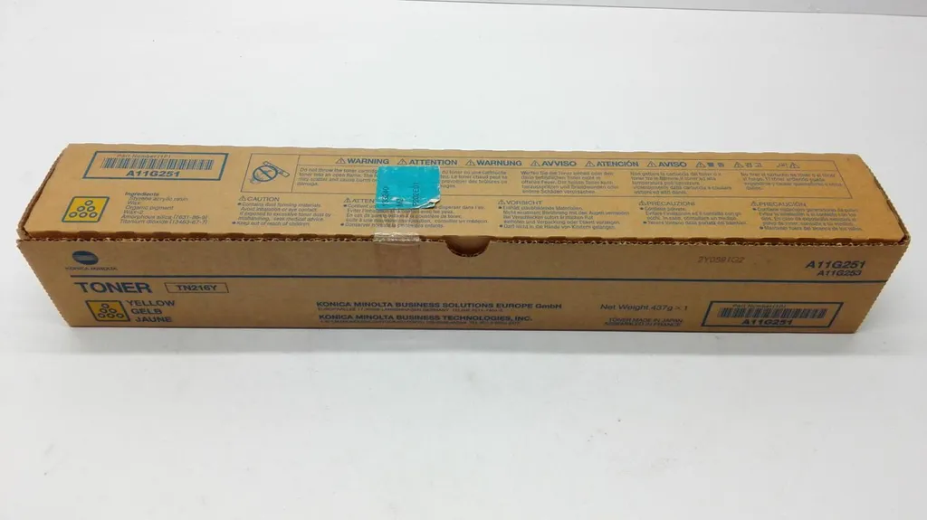 Cartouche de Toner Jaune pour Konica Minolta BizHub C220 Authentique