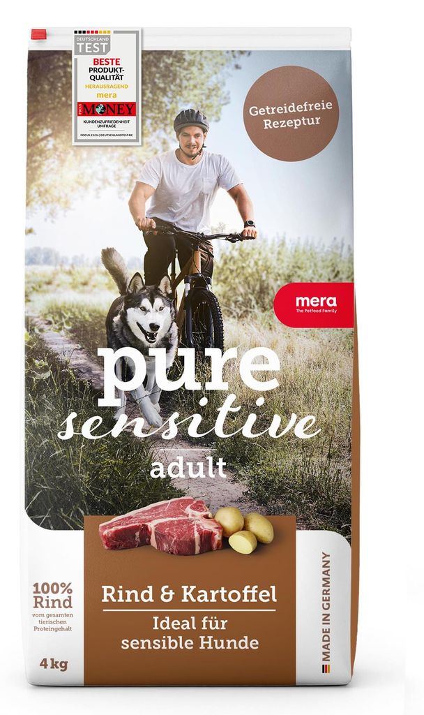 MERA Pure Sensitive Rind & Kartoffel 4kg getreidefreies Produktbild 