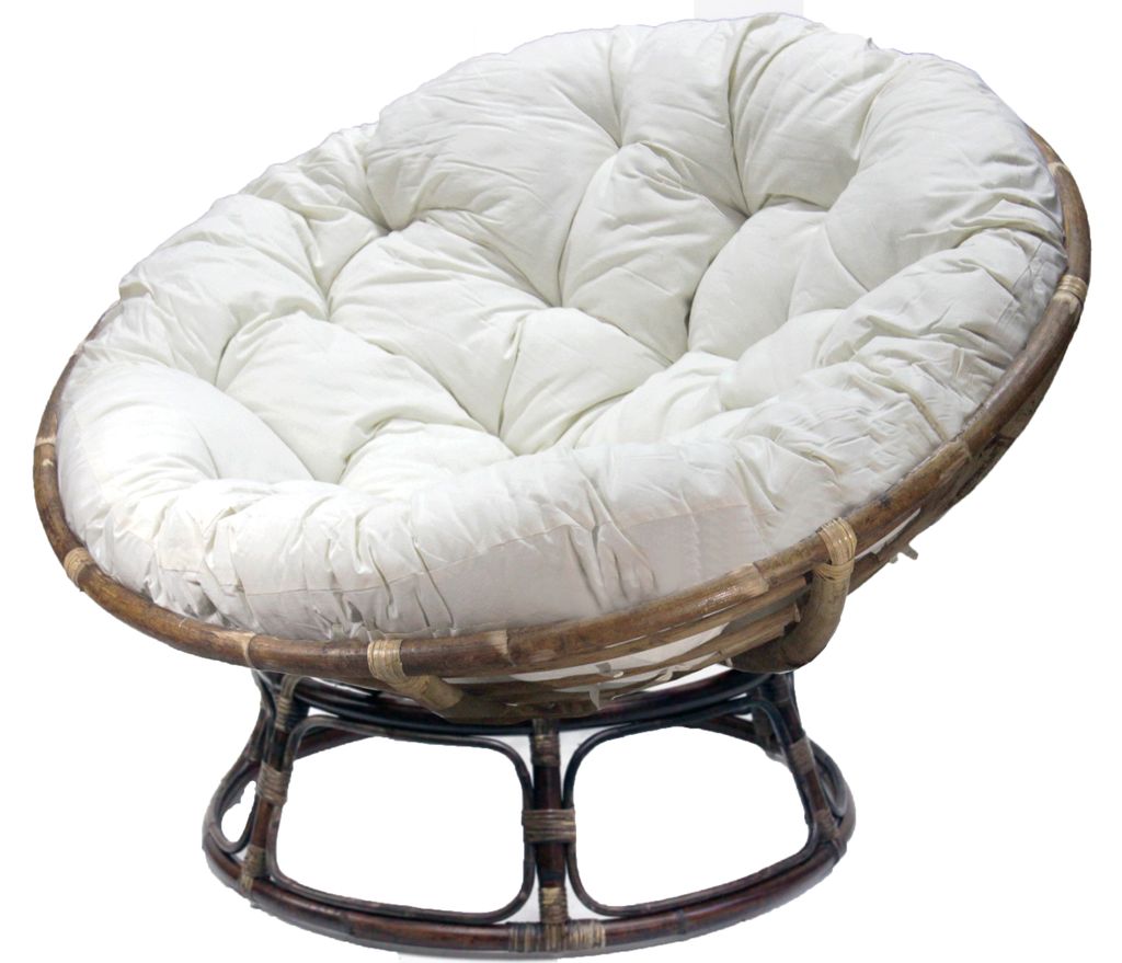 Papasan Sessel Rattansessel Schalensitz Ø 112cm Rattan Produktbild 